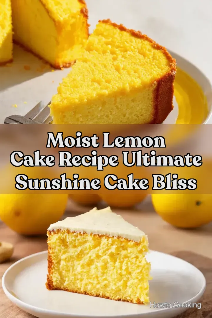 Moist Lemon Cake Recipe Ultimate Sunshine Cake Bliss