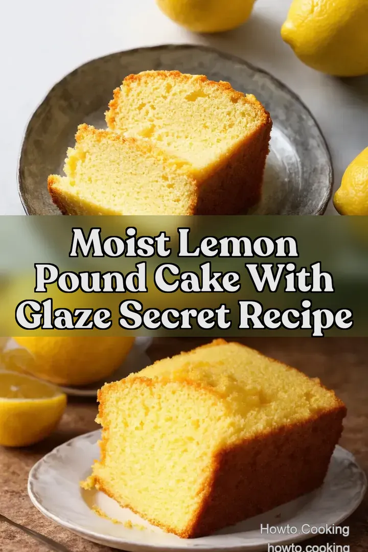 Moist Lemon Pound Cake with Glaze Secret Recipe