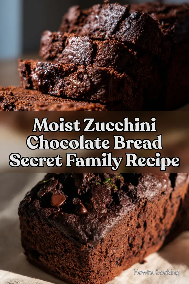 Moist Zucchini Chocolate Bread Secret Family Recipe