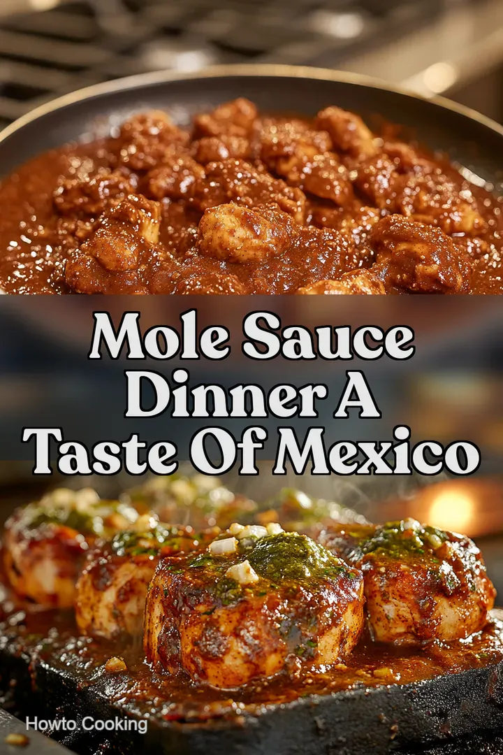 Mole Sauce Dinner A Taste of Mexico