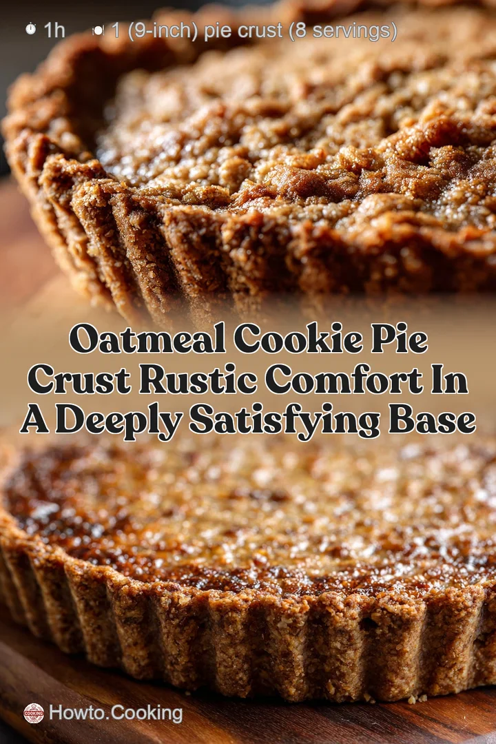 Oatmeal Cookie Pie Crust Rustic Comfort in a Deeply Satisfying Base