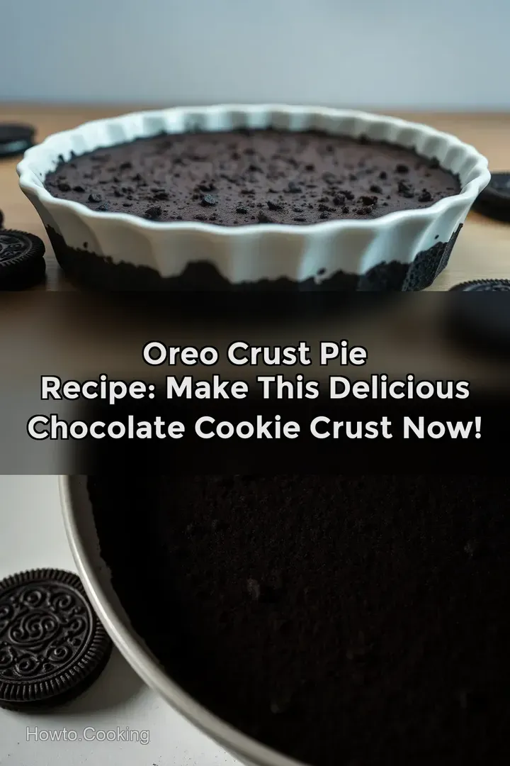Oreo Crust Pie Recipe: Make this Delicious Chocolate Cookie Crust Now!