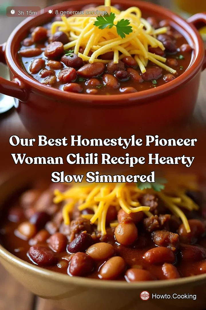 Our Best Homestyle Pioneer Woman Chili Recipe Hearty Slow Simmered