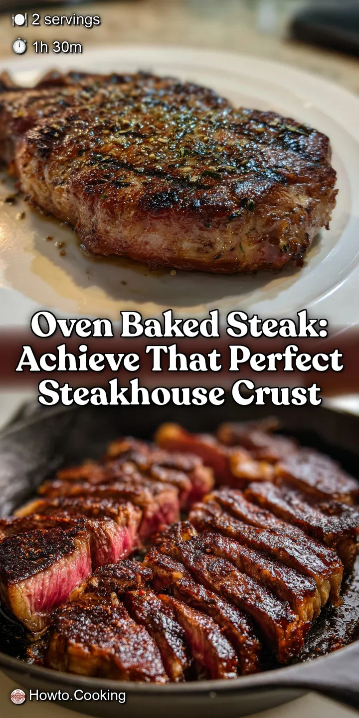 Oven Baked Steak: Achieve That Perfect Steakhouse Crust