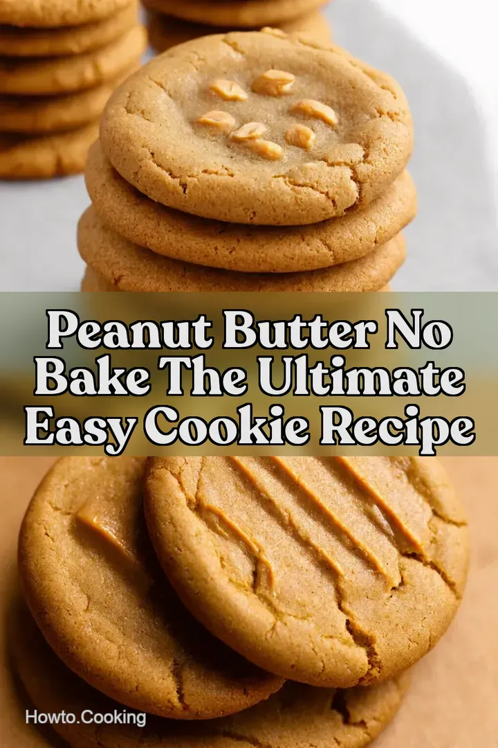 Peanut Butter No Bake The Ultimate Easy Cookie Recipe : PIN FOR LATER Peanut Butter No Bake The Ultimate Easy Cookie Recipe