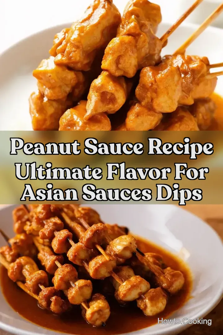 Peanut Sauce Recipe Ultimate Flavor for Asian Sauces Dips