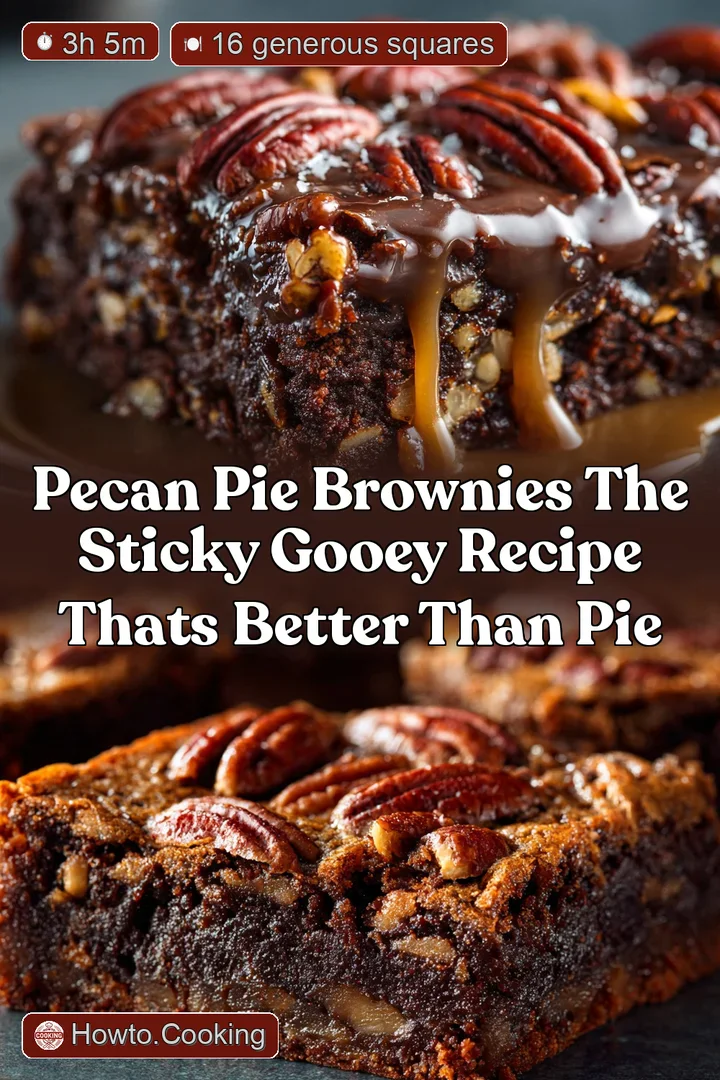 Pecan Pie Brownies The Sticky Gooey Recipe Thats Better Than Pie