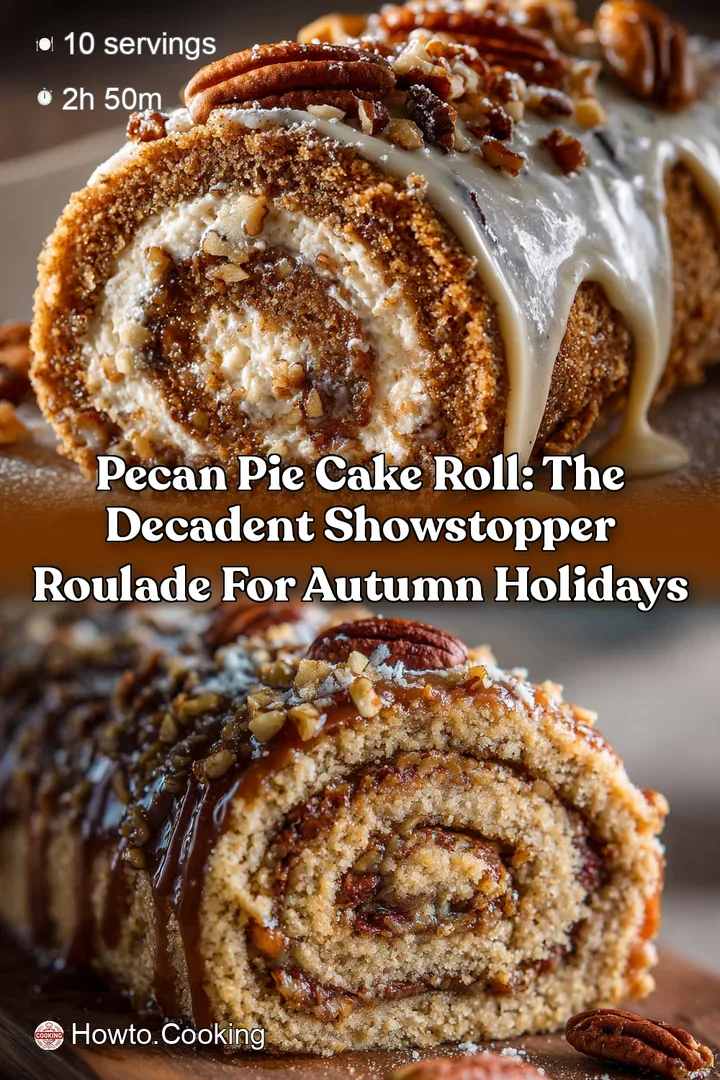 Pecan Pie Cake Roll: The Decadent Showstopper Roulade for Autumn Holidays