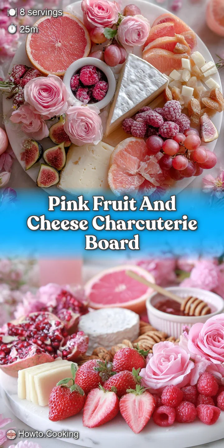 Close-up of juicy strawberries, creamy brie, and a sparkling pink drink. A sweet and savory bite into Galentine's Day joy.