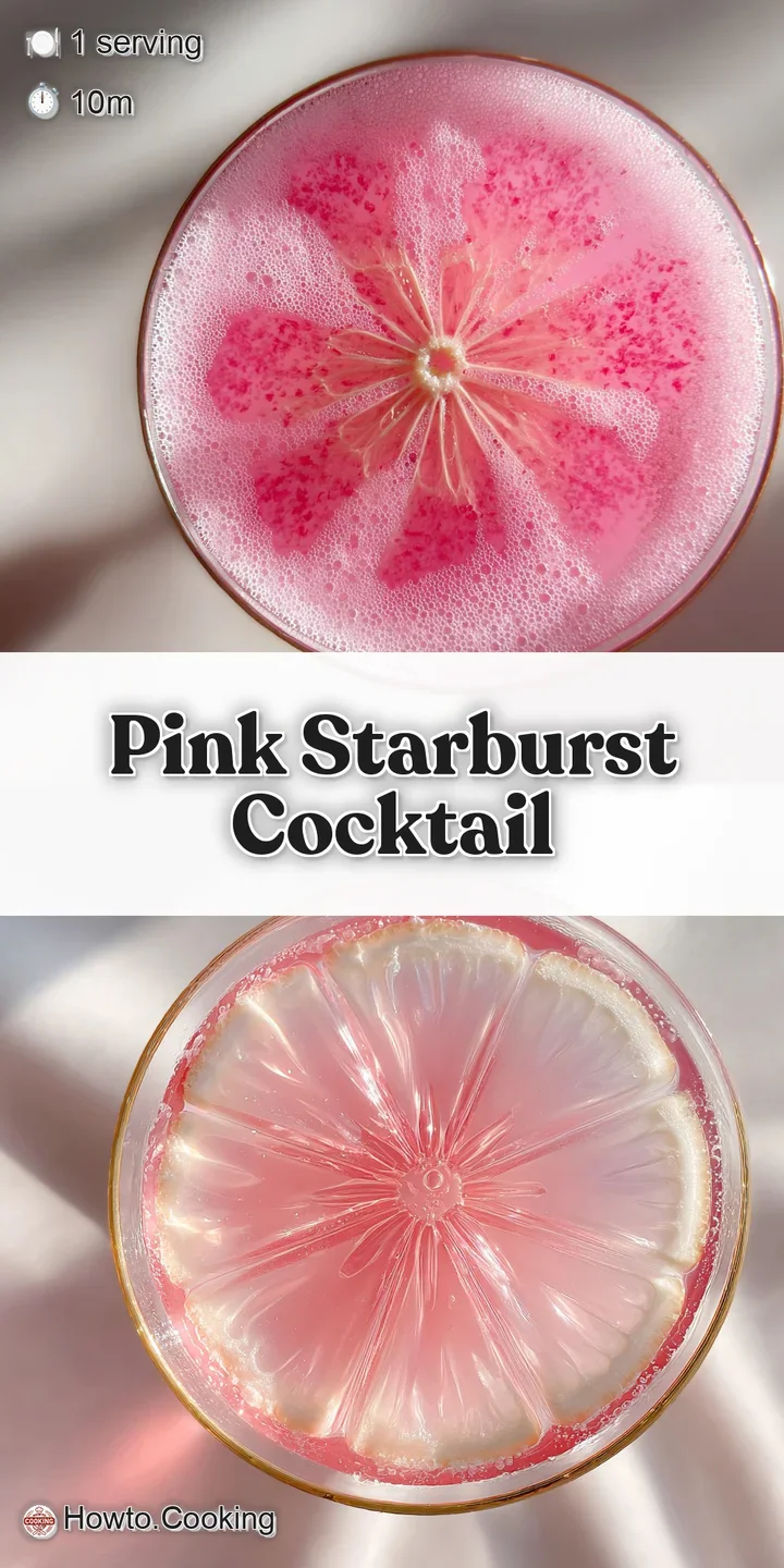 Close-up of a refreshing pink drink, showcasing the frosty glass, sugared rim, and playful candy garnish. Looks sweet and ...