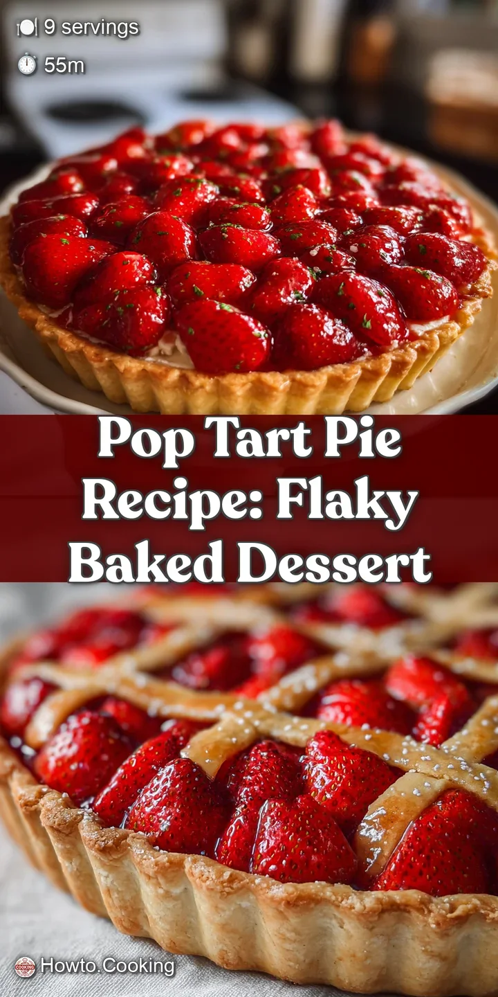 Close-up of a baked pie's crimped crust, filled with bubbling, brightly colored jam. Flaky layers suggest a satisfying bite.
