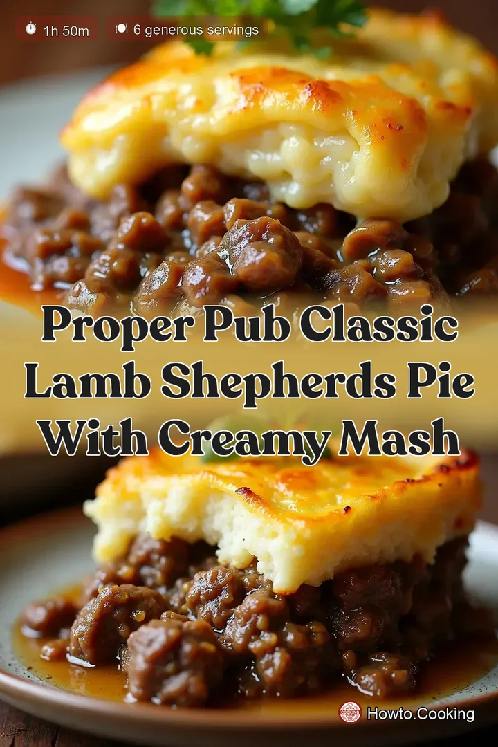 Proper Pub Classic Lamb Shepherds Pie with Creamy Mash
