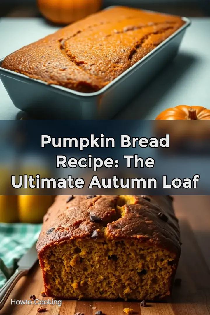 Pumpkin Bread Recipe: The Ultimate Autumn Loaf