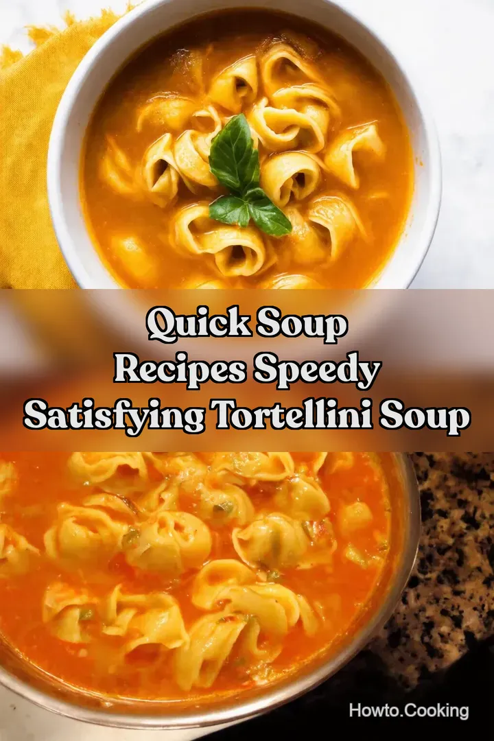 Quick Soup Recipes Speedy Satisfying Tortellini Soup
