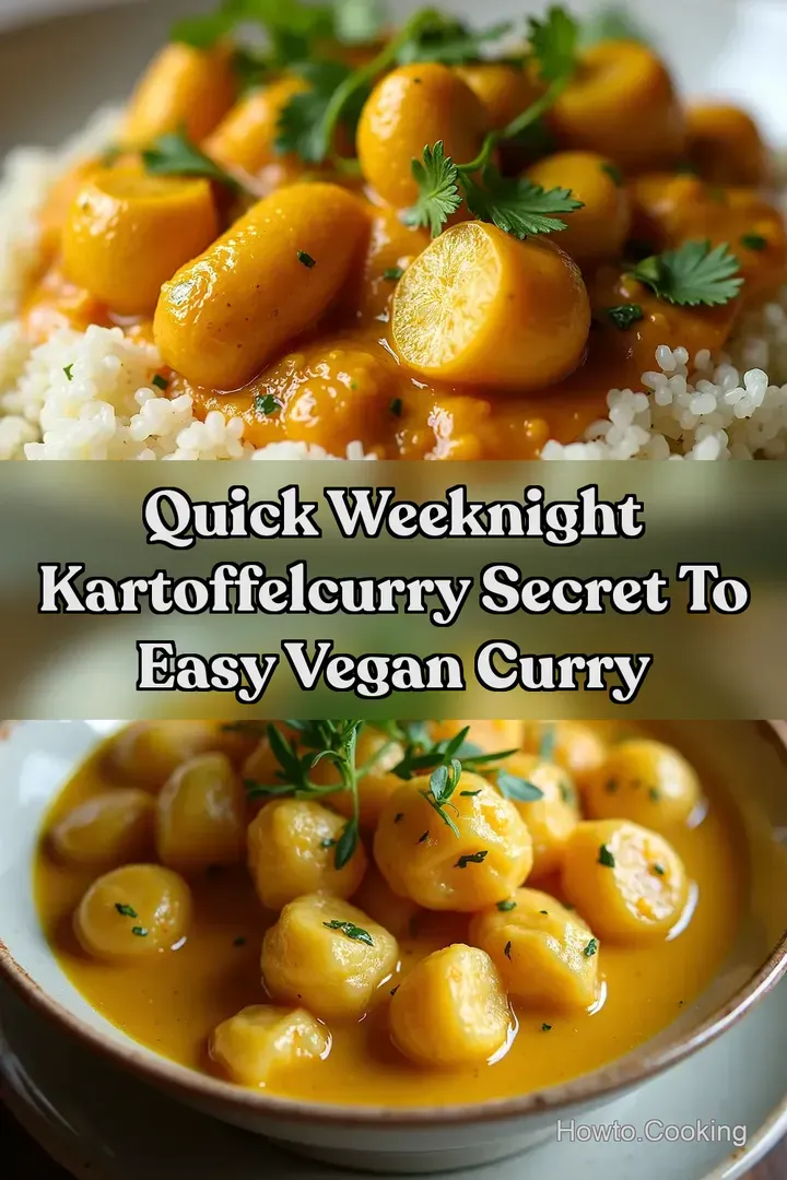 Quick Weeknight Kartoffelcurry Secret to Easy Vegan Curry