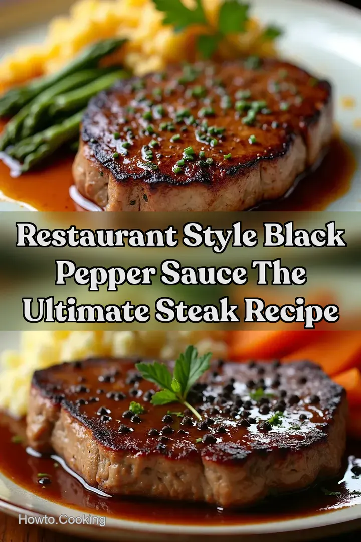 Restaurant Style Black Pepper Sauce The Ultimate Steak Recipe