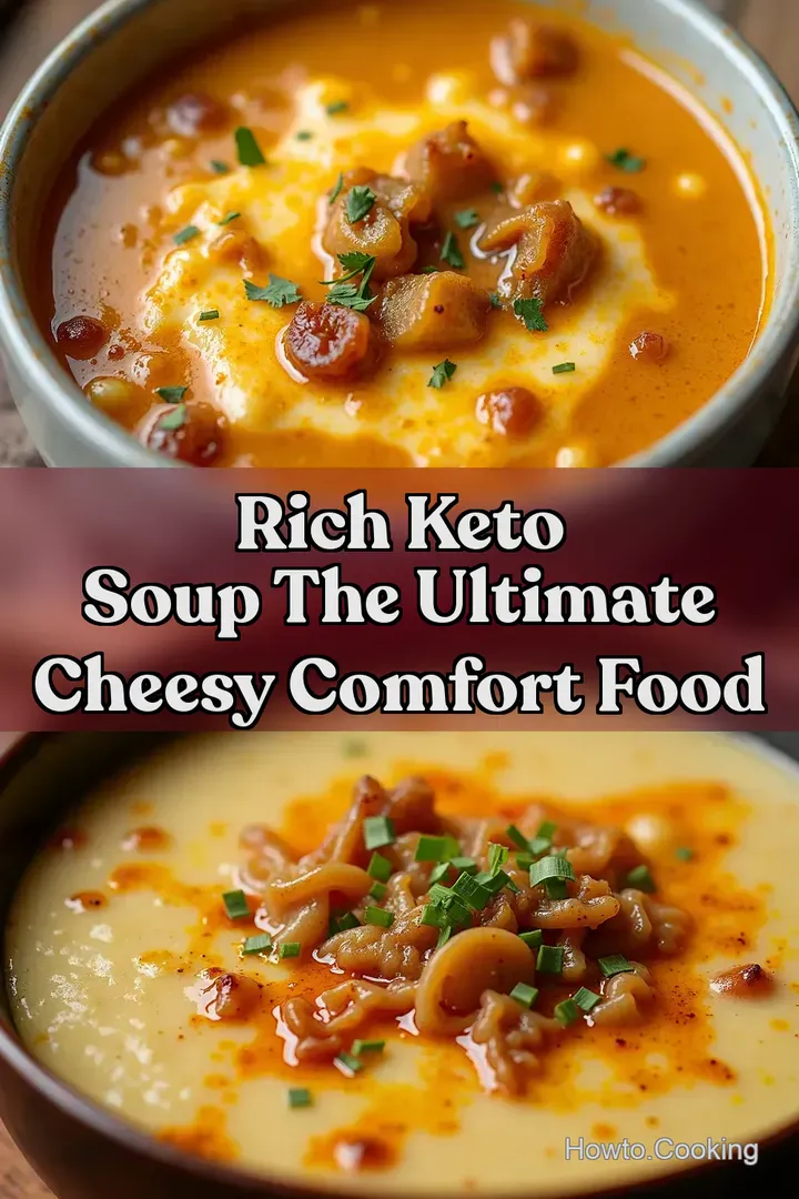 Rich Keto Soup The Ultimate Cheesy Comfort Food