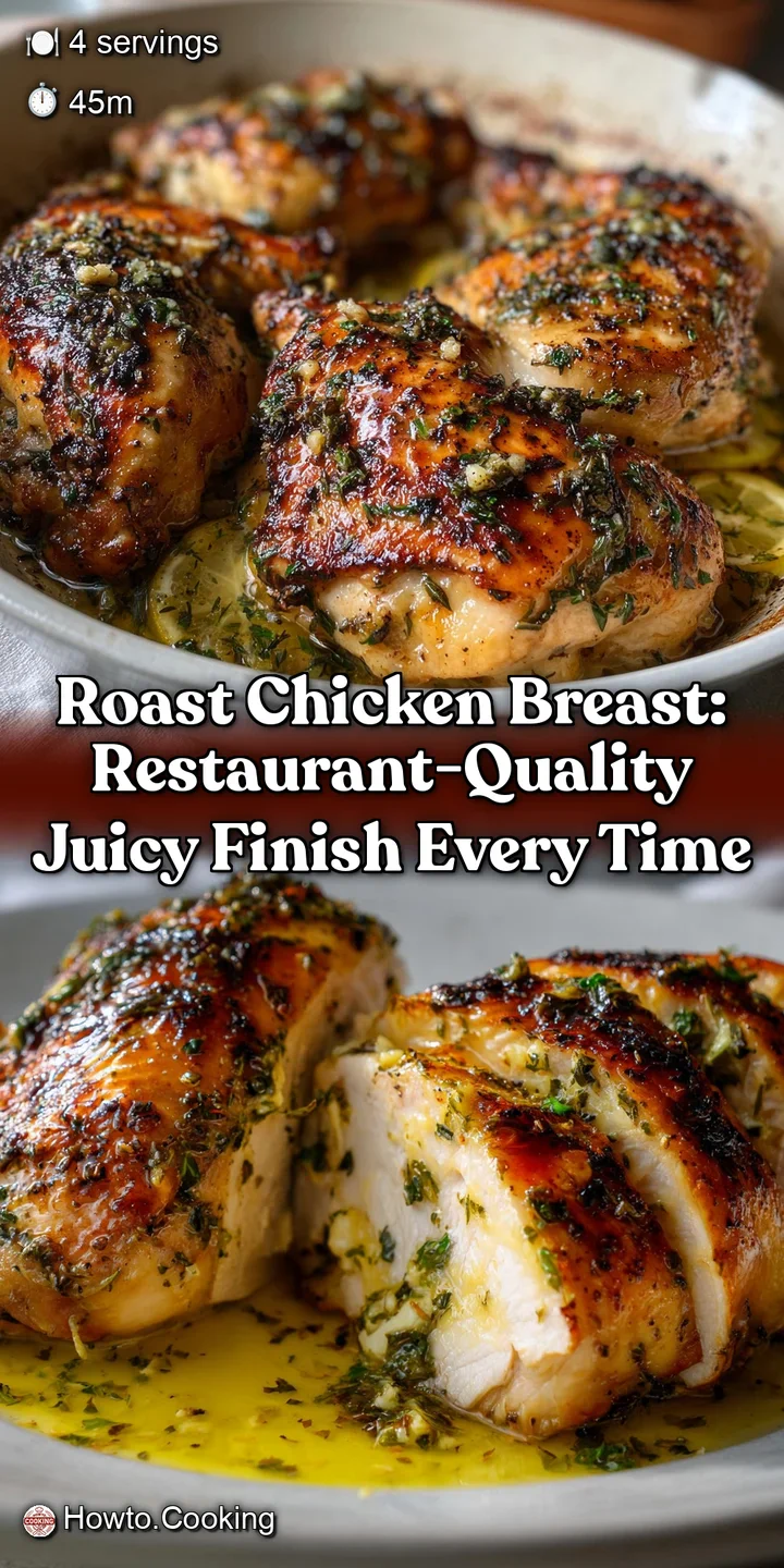 Roast Chicken Breast: Restaurant-Quality Juicy Finish Every Time