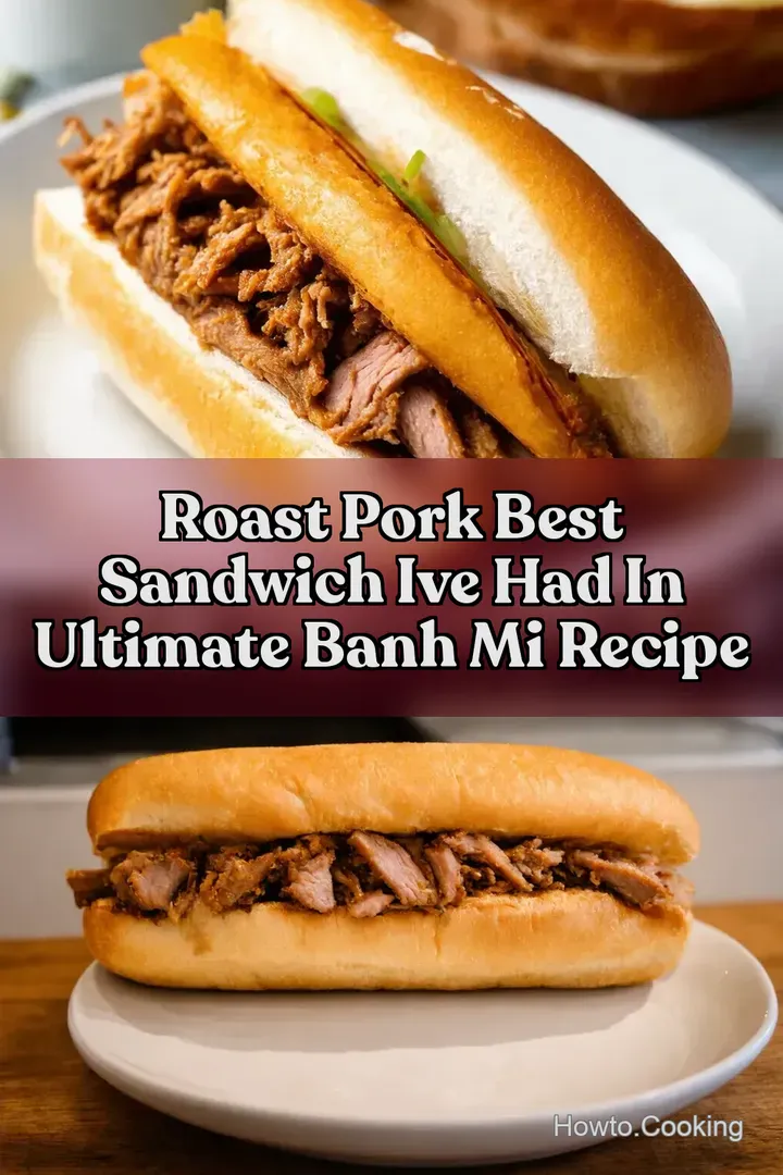 Roast Pork Best Sandwich Ive had in Ultimate Banh Mi Recipe