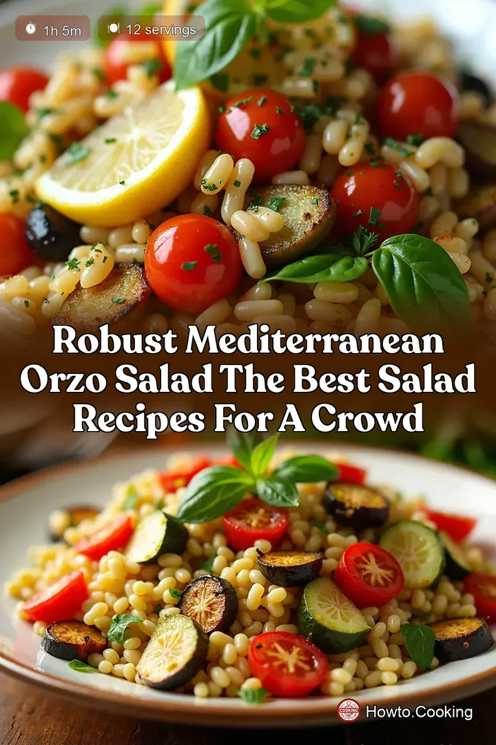 Robust Mediterranean Orzo Salad The Best Salad Recipes for a Crowd
