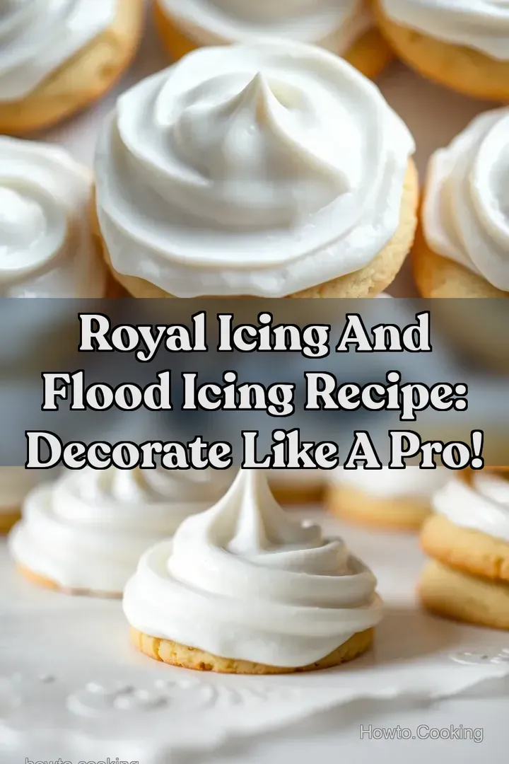 Royal Icing And Flood Icing Recipe: Decorate Like a Pro! : PIN FOR LATER Royal Icing And Flood Icing Recipe: Decorate Like a Pro!