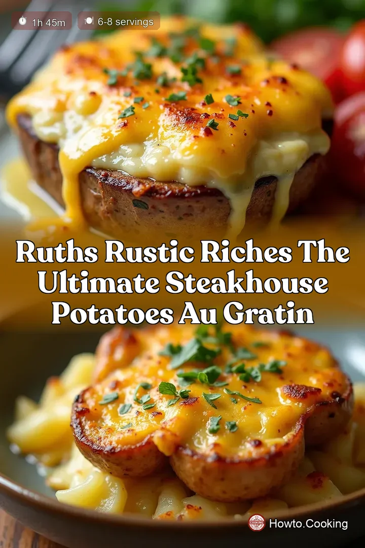 Ruths Rustic Riches The Ultimate Steakhouse Potatoes au Gratin