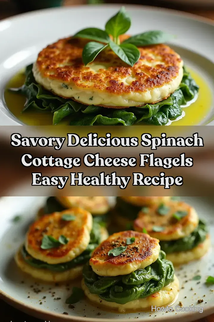 Savory Delicious Spinach Cottage Cheese Flagels Easy Healthy Recipe