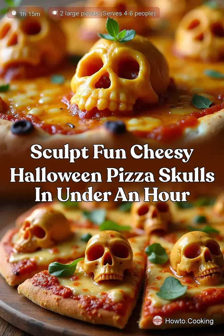 Sculpt Fun Cheesy Halloween Pizza Skulls in Under an Hour