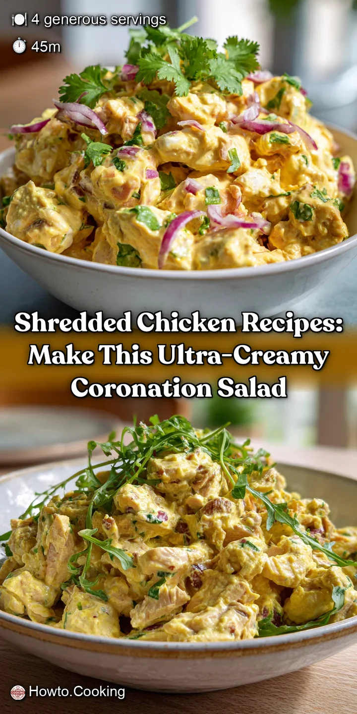 Shredded Chicken Recipes: Make This Ultra-Creamy Coronation Salad