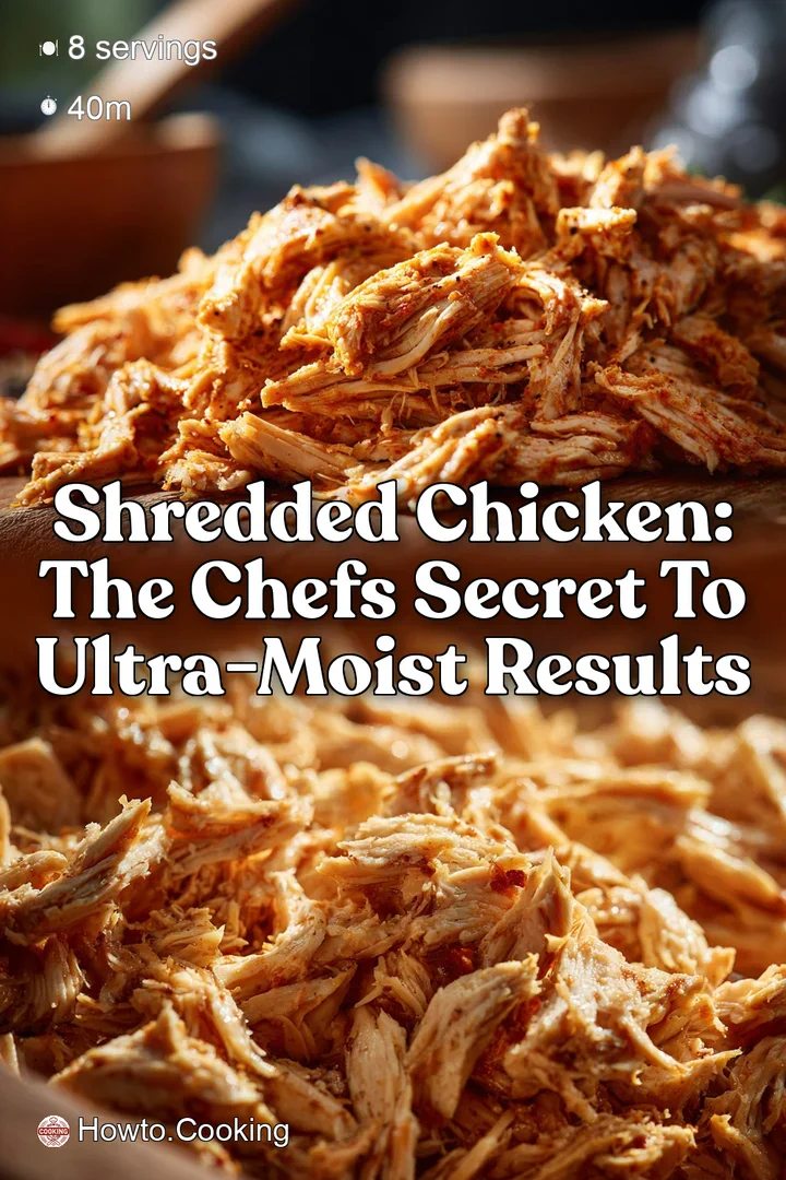 Shredded Chicken: The Chefs Secret to Ultra-Moist Results