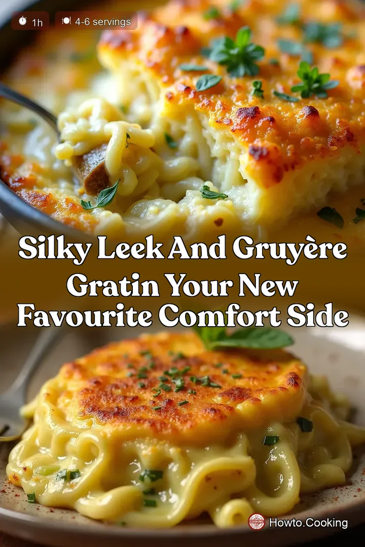 Silky Leek and Gruy&egrave;re Gratin Your New Favourite Comfort Side