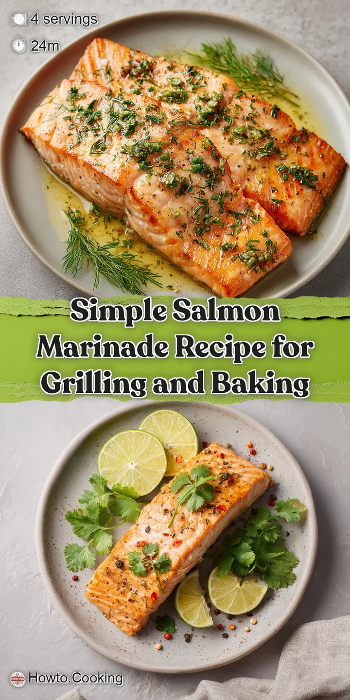 Close-up of salmon's moist, flaky interior. The marinade's vibrant color creates a beautiful, appetizing contrast against ...