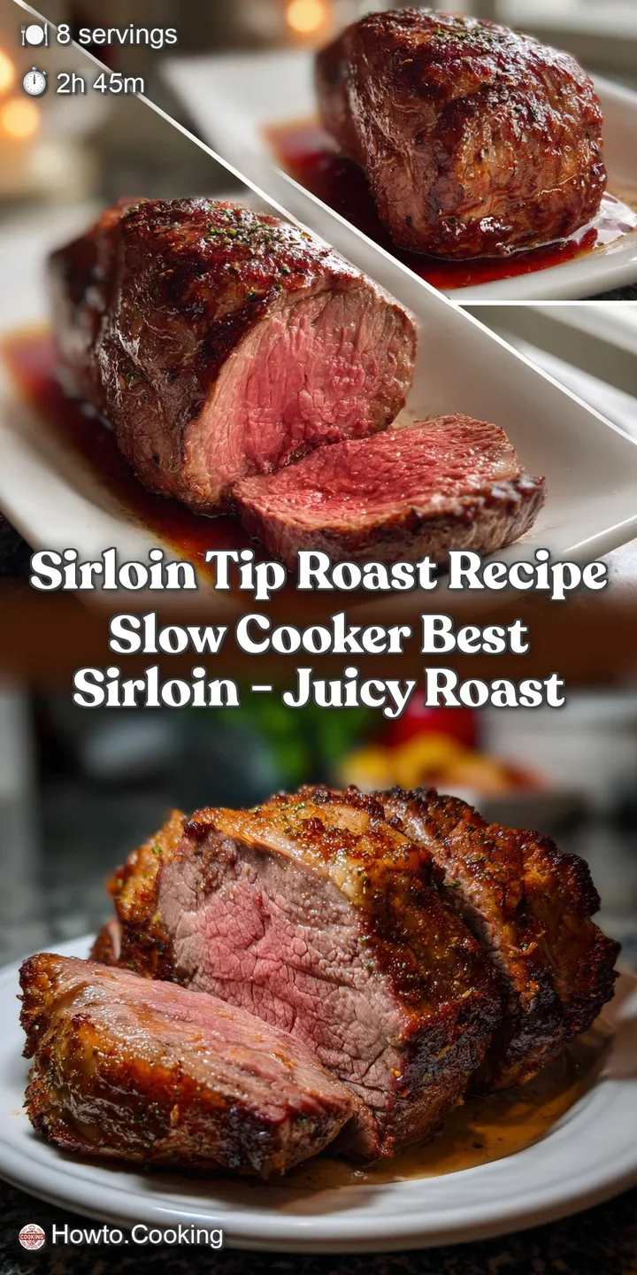 Sirloin Tip Roast Recipe Slow Cooker Best Sirloin - Juicy Roast