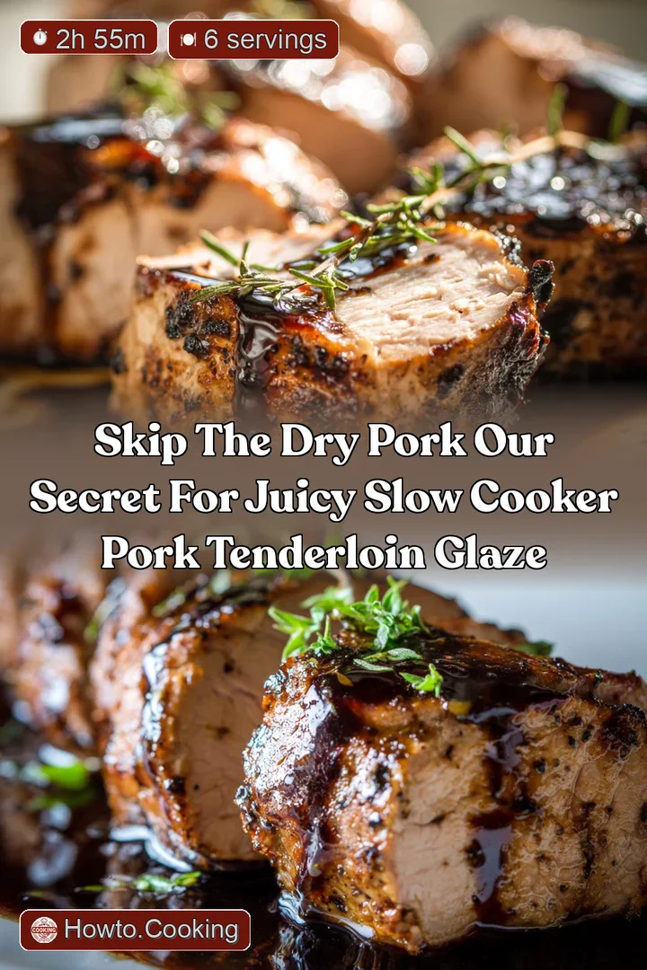 Skip the Dry Pork Our Secret for Juicy Slow Cooker Pork Tenderloin Glaze