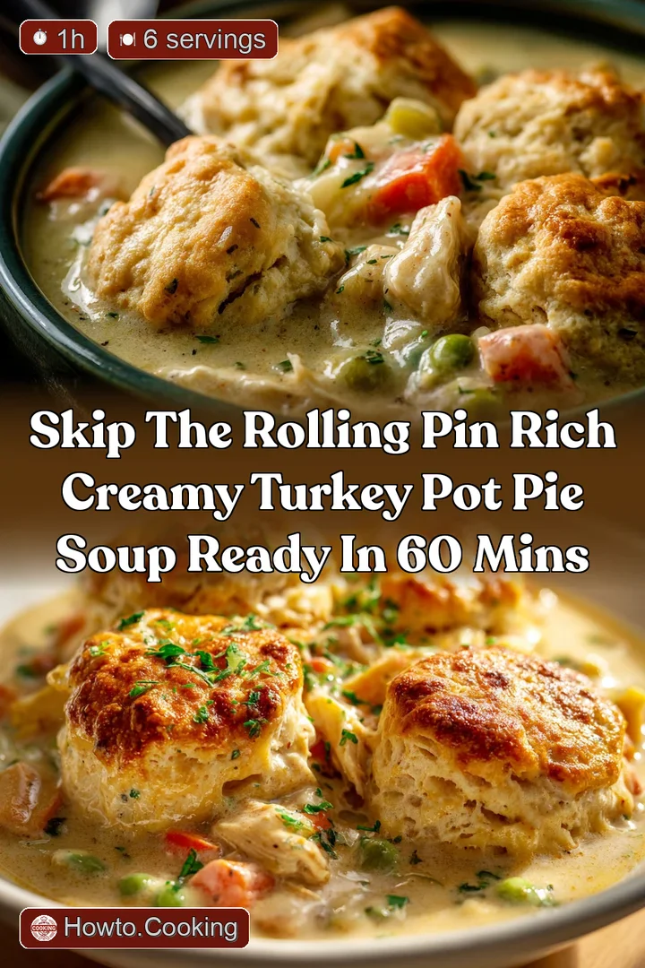 Skip the Rolling Pin Rich Creamy Turkey Pot Pie Soup Ready in 60 Mins