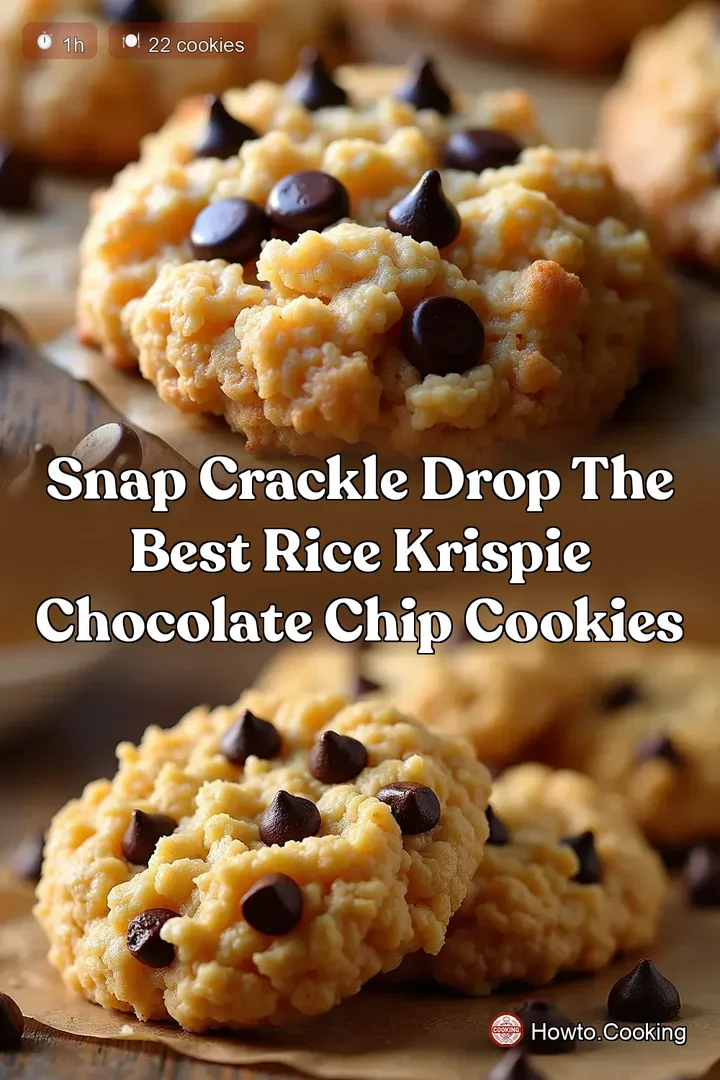 Snap Crackle Drop The Best Rice Krispie Chocolate Chip Cookies