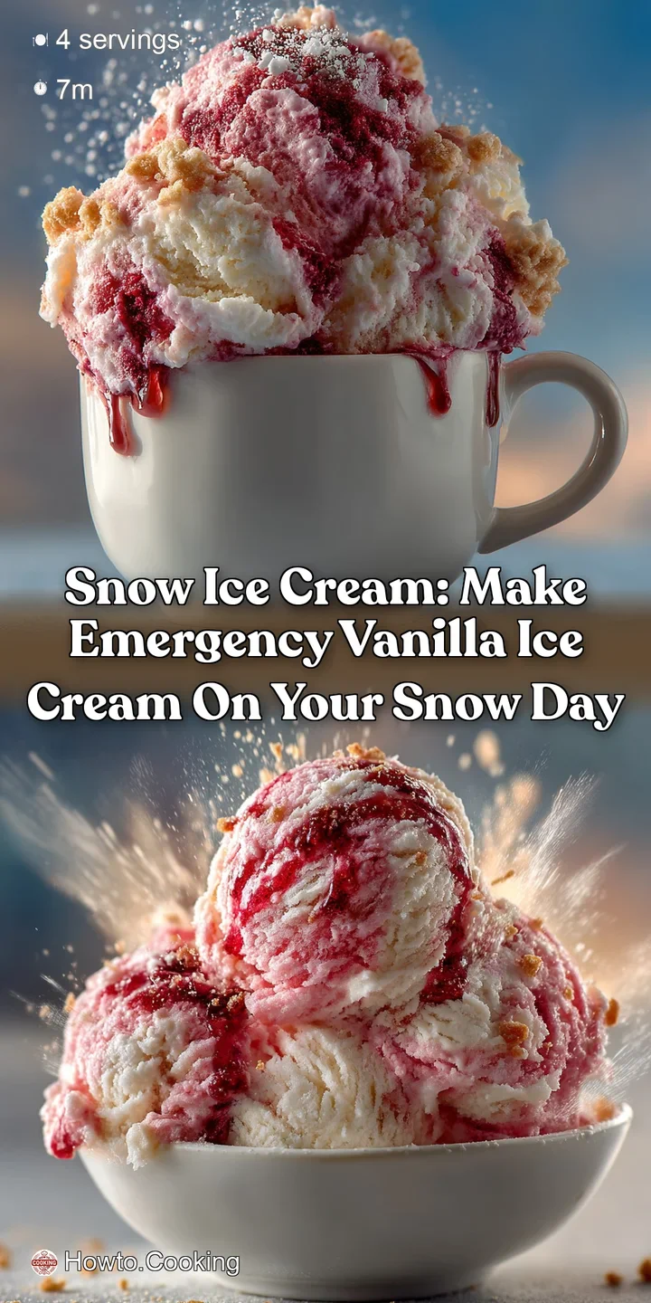 Snow Ice Cream: Make Emergency Vanilla Ice Cream on Your Snow Day