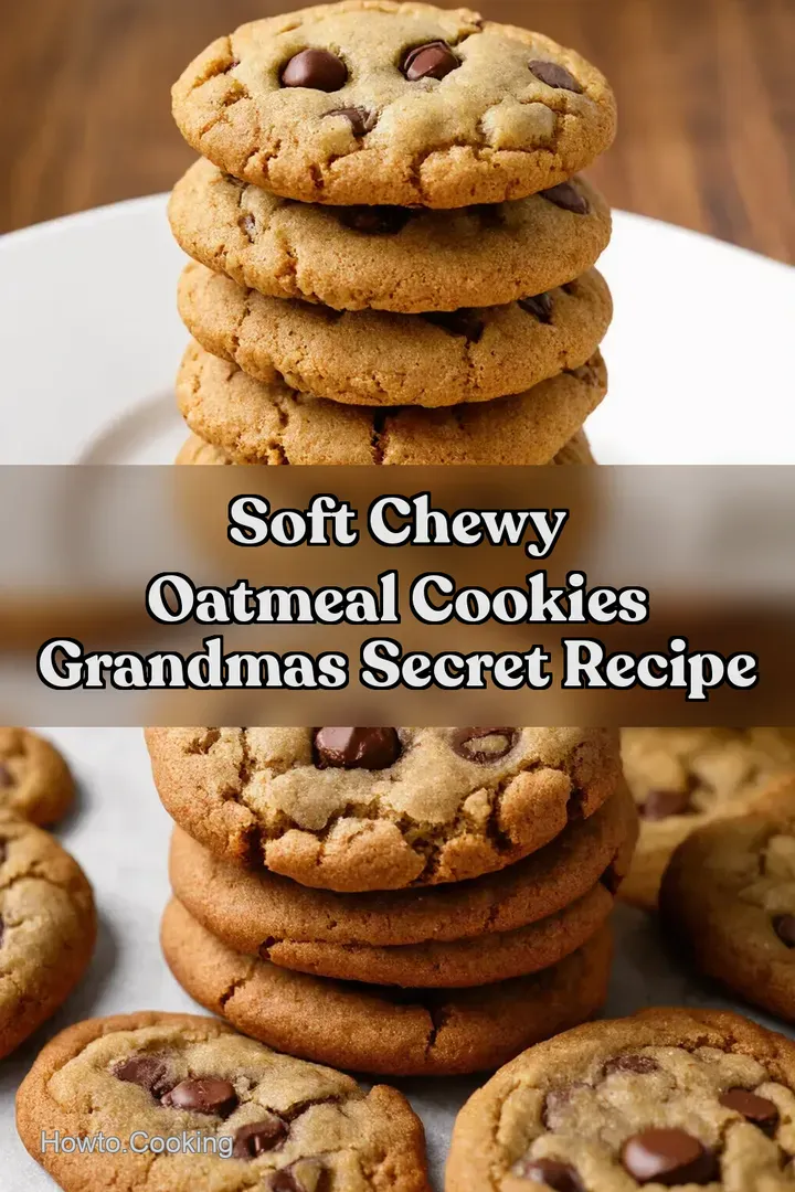 Soft Chewy Oatmeal Cookies Grandmas Secret Recipe