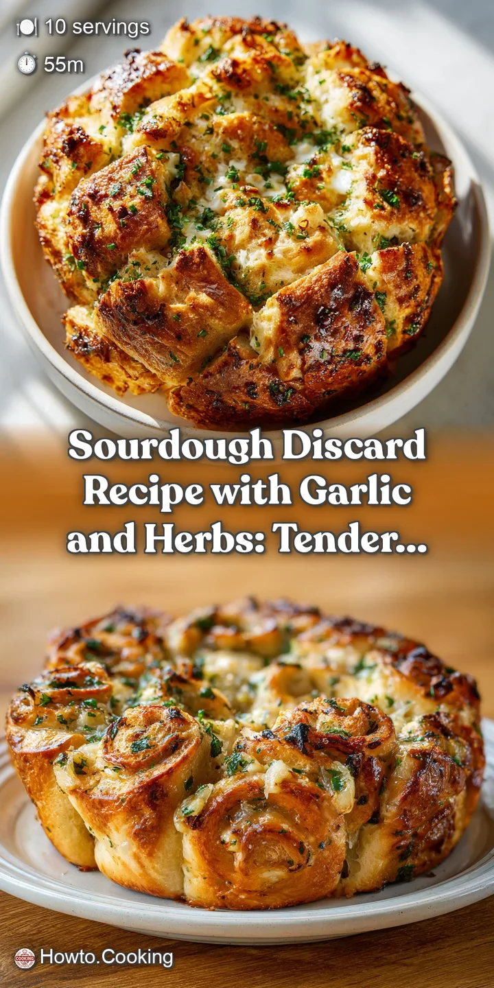 Close-up of bubbly, toasted sourdough garlic bread, glistening with oil and herbs, invitingly warm with golden-brown crust.