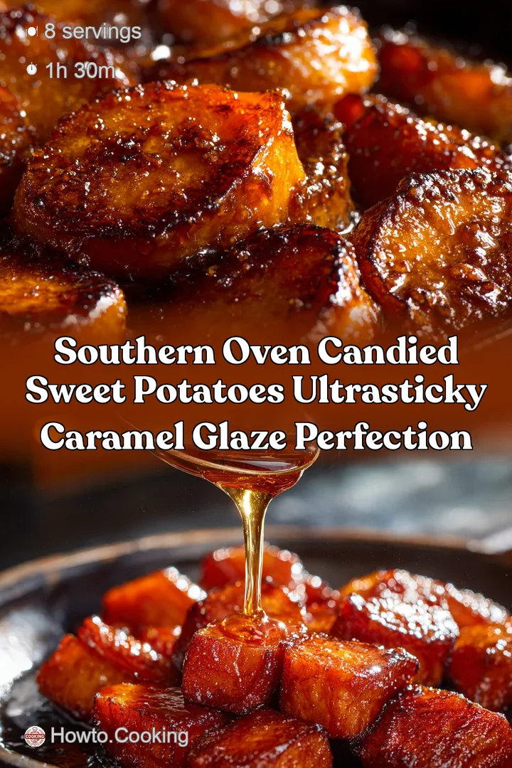 Southern Oven Candied Sweet Potatoes UltraSticky Caramel Glaze Perfection