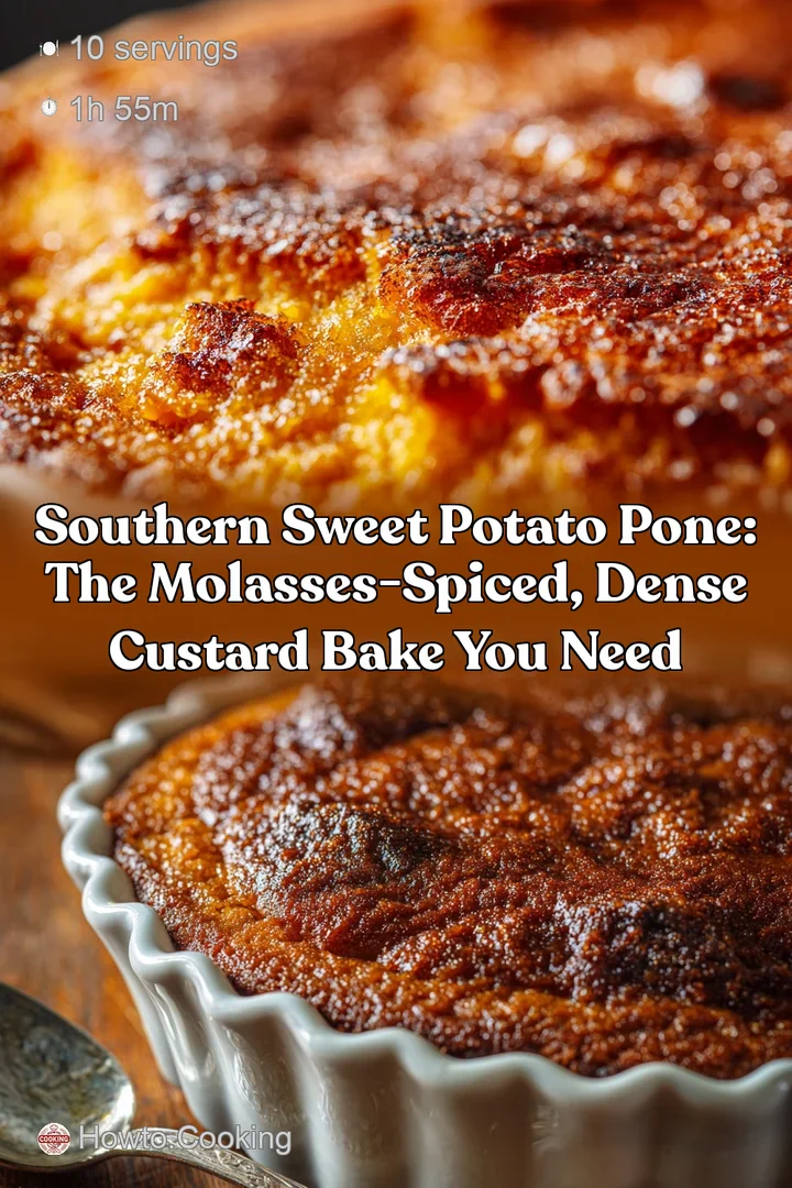 Southern Sweet Potato Pone: The Molasses-Spiced Dense Custard Bake You Need