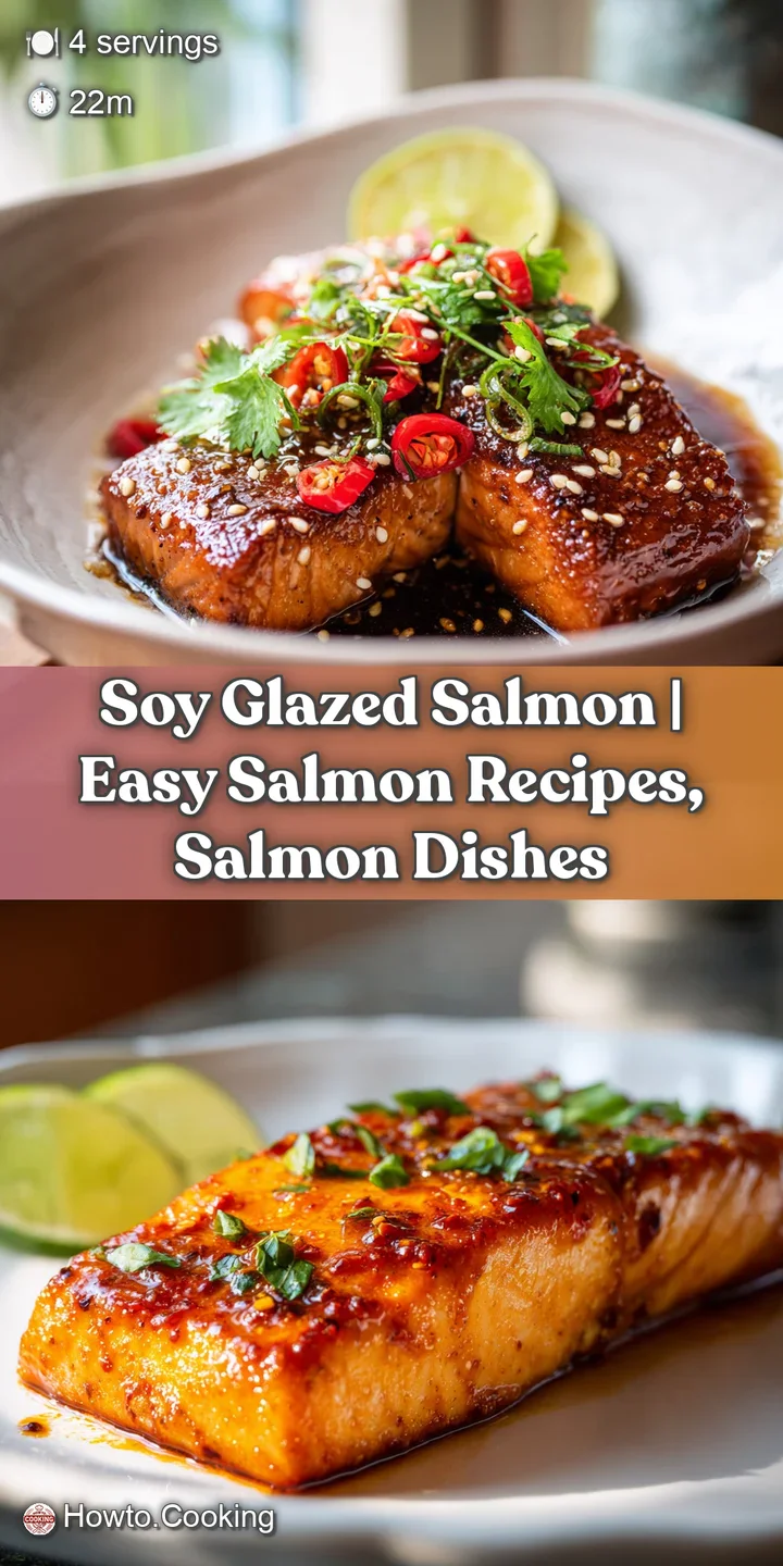 Close-up of a moist salmon portion, showcasing its flaky texture and rich, savory glaze.