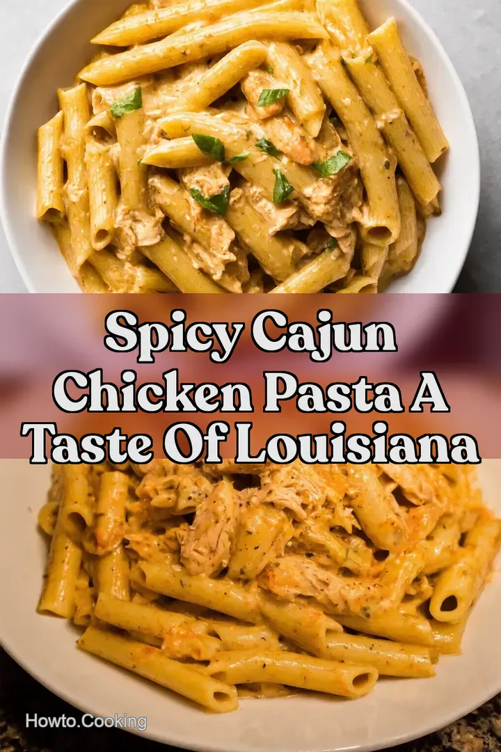 Spicy cajun chicken pasta A taste of Louisiana