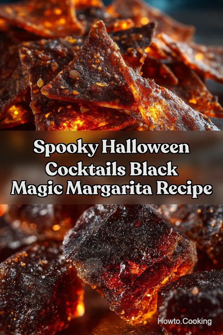 Spooky Halloween Cocktails Black Magic Margarita Recipe