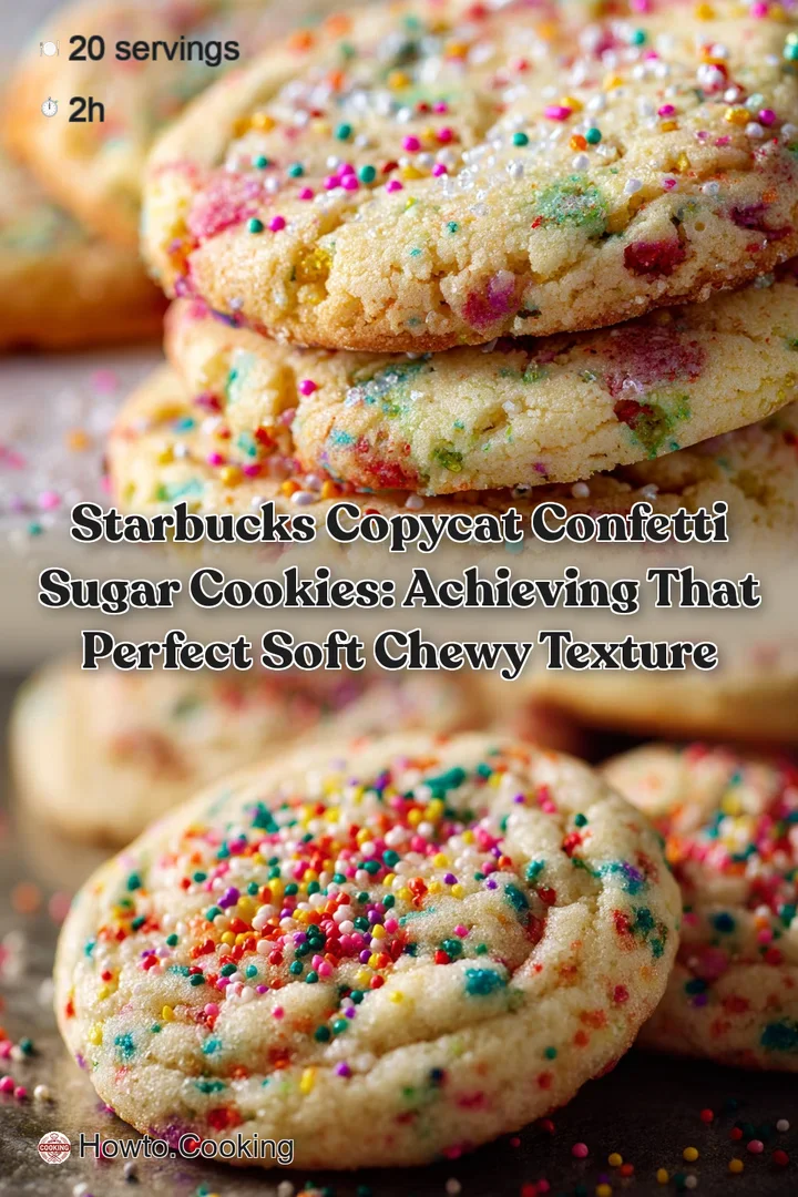 Starbucks Copycat Confetti Sugar Cookies: Achieving That Perfect Soft Chewy Texture