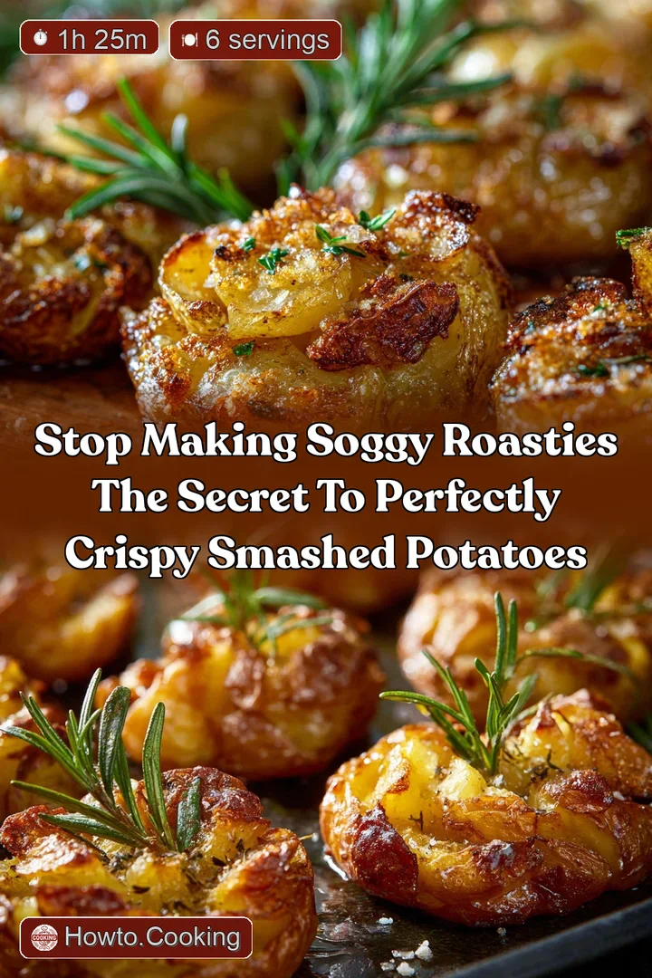 Stop Making Soggy Roasties The Secret to Perfectly Crispy Smashed Potatoes