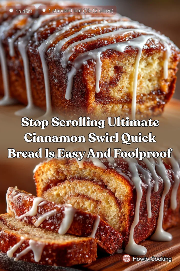 Stop scrolling Ultimate Cinnamon Swirl Quick Bread is easy and foolproof