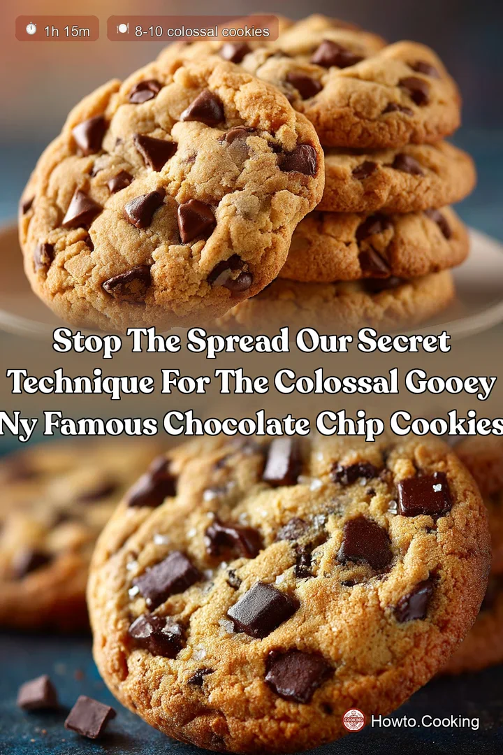 Stop the Spread Our Secret Technique for the Colossal Gooey NY Famous Chocolate Chip Cookies