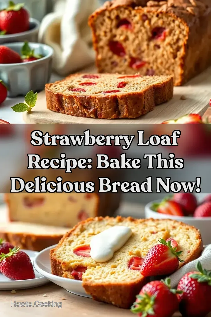 Strawberry Loaf Recipe: Bake this Delicious Bread Now!