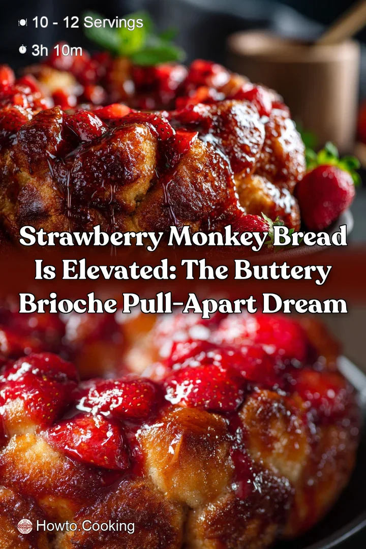 Strawberry Monkey Bread is Elevated: The Buttery Brioche Pull-Apart Dream